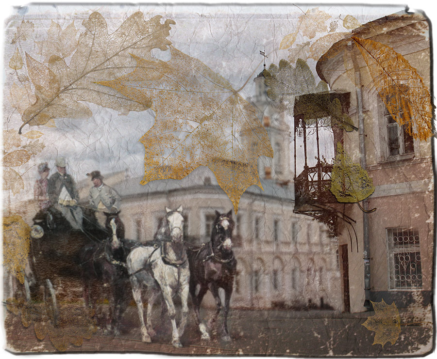 Witebsk, im Lichte der Herbst, und die Zeit ..