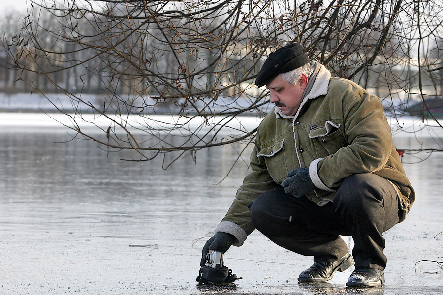 Konstantin Melnik in Aktion