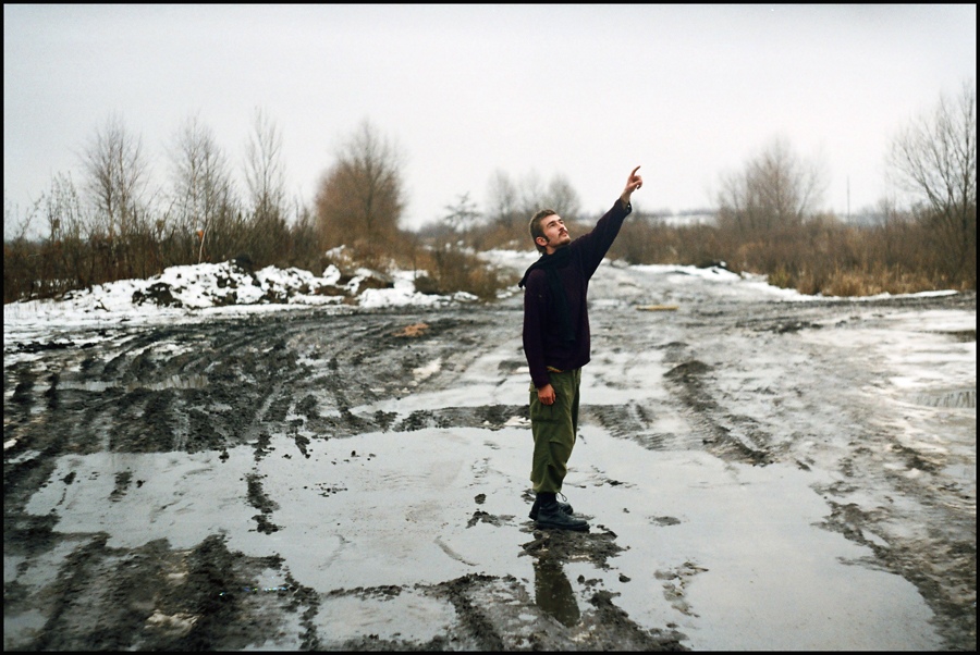 Finger in den Himmel