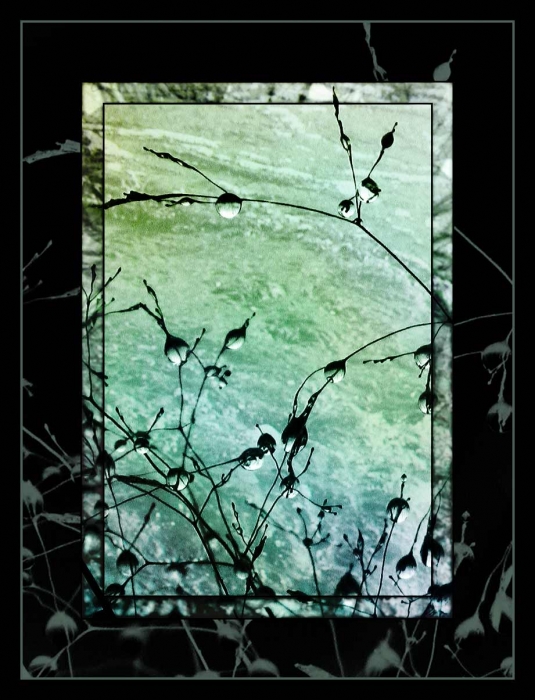 über eine Klippe ...