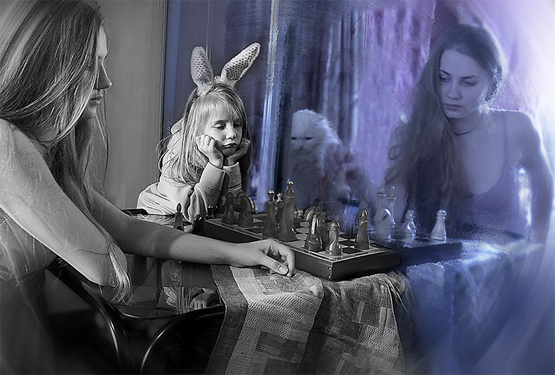 Spielen Sie mit dem Spiegel ...