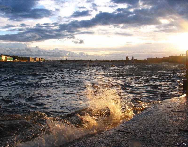 Sturm an der Newa.