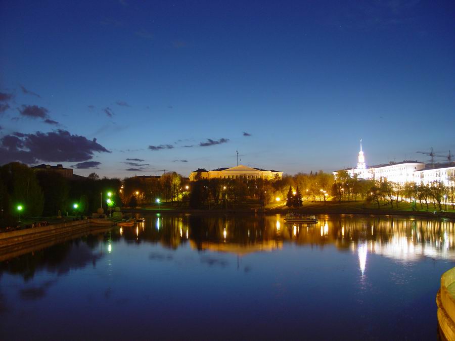 Swislotsch. Sonnenuntergang