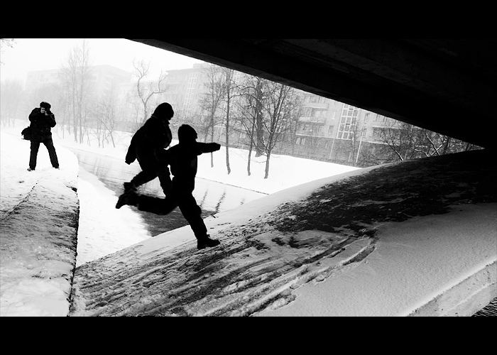 Und darüber, wie Vlad bozhil in der Reportagefotografie, und ich mutil Genre Wanderung))