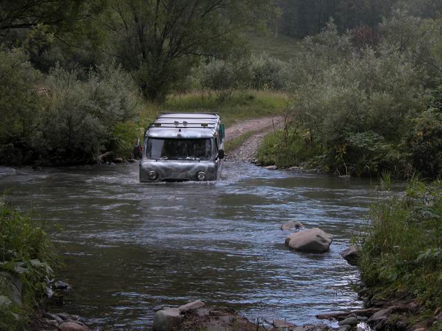 Straßen Altai-Gebirge