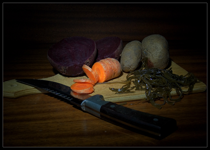 Vinigret mit Seekohl