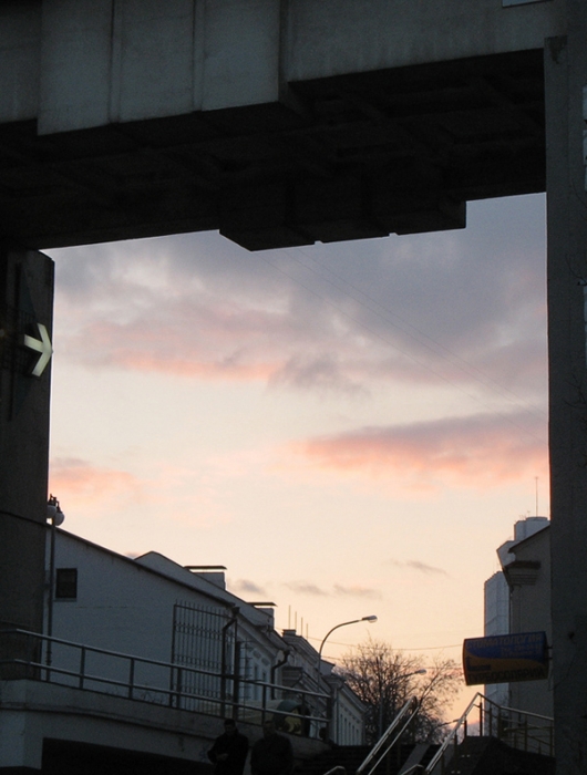 City Sonnenuntergang, Wolken