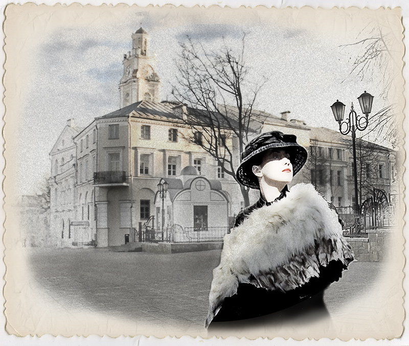 Auf einem Spaziergang.