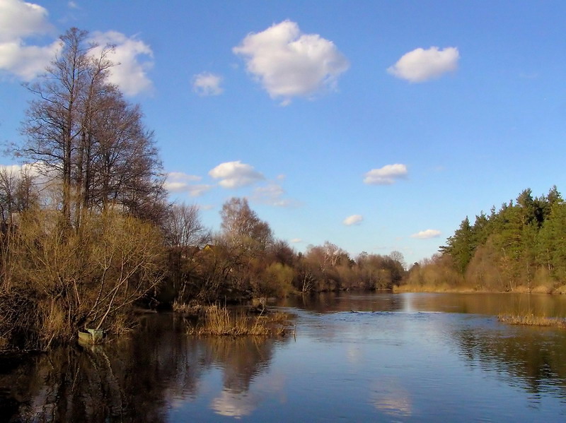 einen netten Frühlingsabend