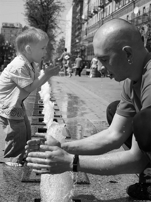 Attraktion des Wassers