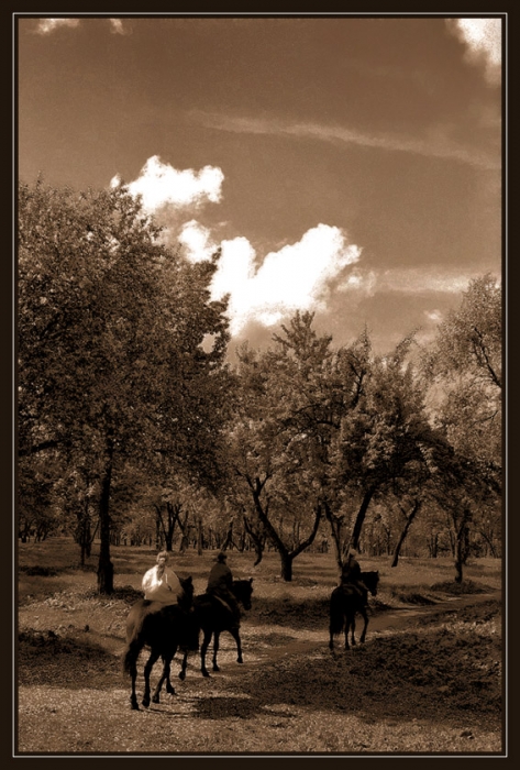 Die Sonne stand noch hoch ...