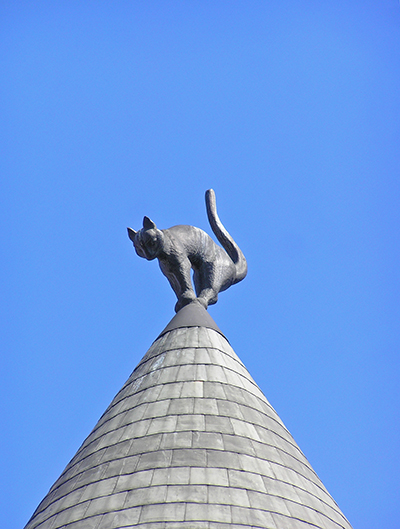 Katzen auf den Türmen