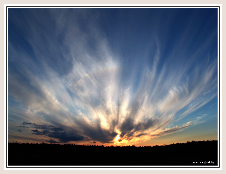 "Der Schweif eines Kometen"