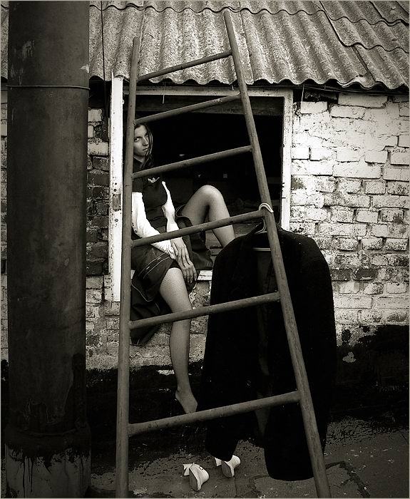 Haus auf dem Dachboden und Stairway to Heaven ...