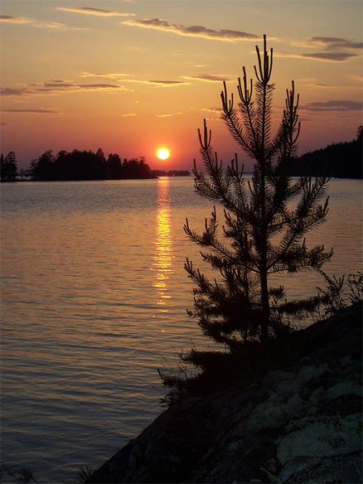 Sonnenuntergang über Onegov