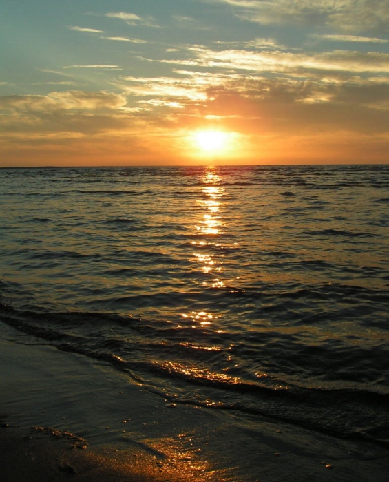 Sonnenuntergang an der Ostsee