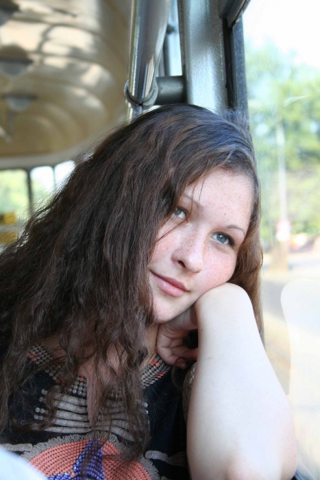 denken die Straßenbahn