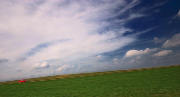 Der kleine rote Auto ...