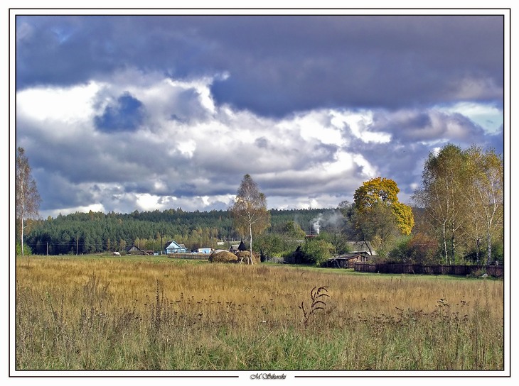 Gut zu haben ein Haus in dem Dorf