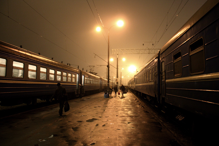 Zug und Zug nach nirgendwo