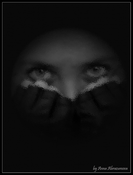 Blick aus der Dunkelheit