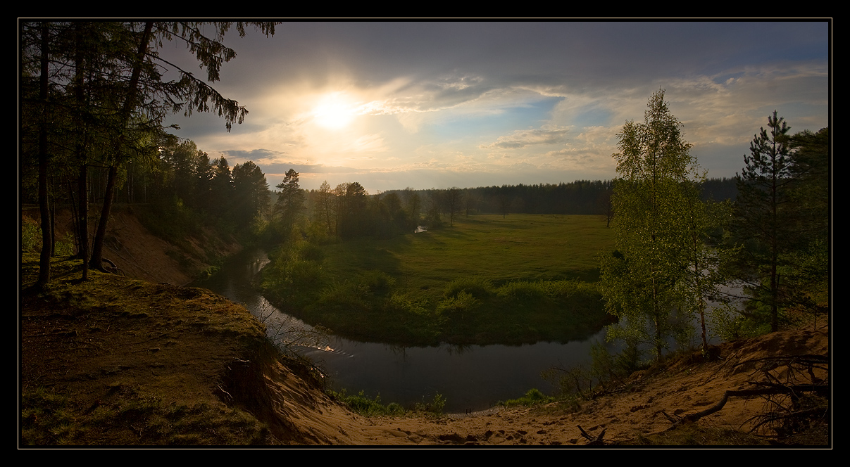 Der Abend nach dem Sturm ....
