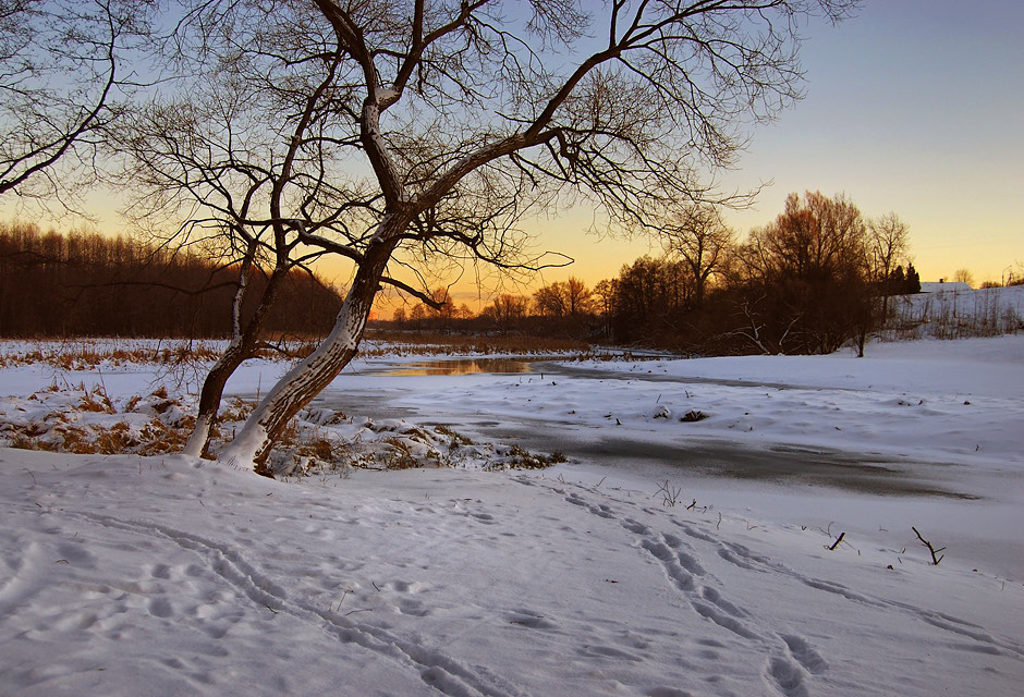 Sonnenuntergang in Loschitsa