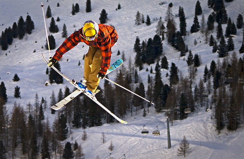 flying over the trees