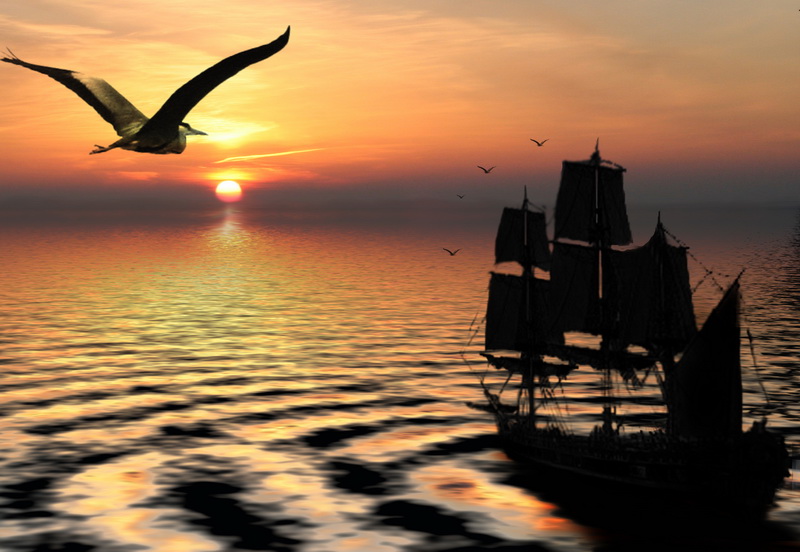 erhöhen die Segel! " konsolidieren shtapinant!