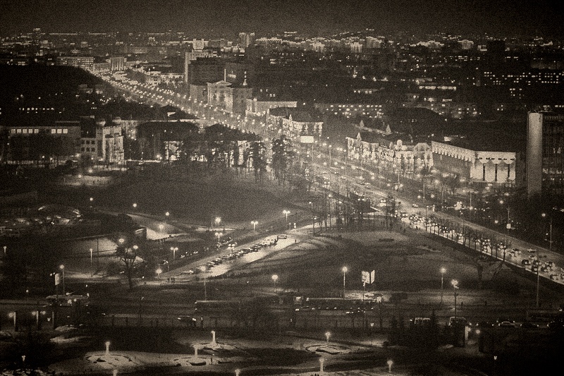 Im Laufe der Nacht Stadt