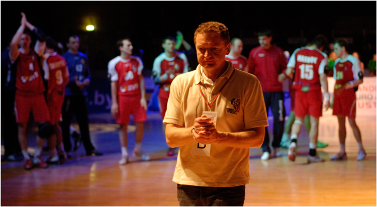 Trainer und sein Team