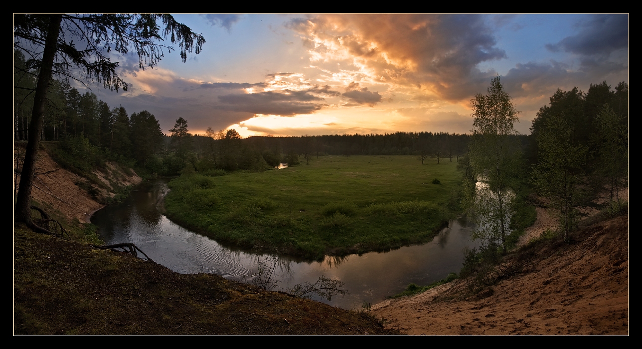 Fiery Sonnenuntergang
