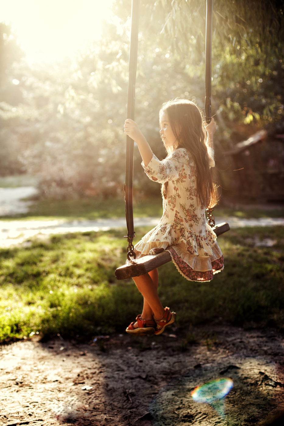 Geflügelte Schaukel