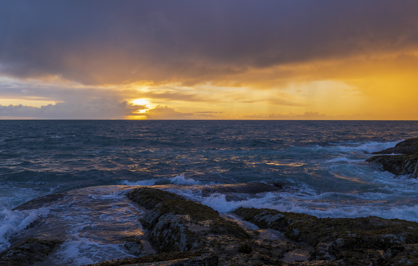 Brennender Sonnenuntergang