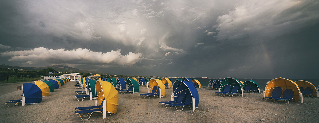 Es scheint, regen beginnt ...