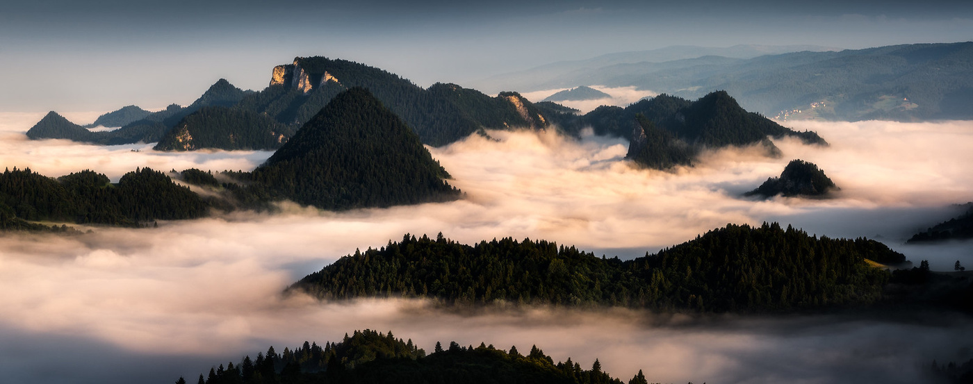 Morning above the clouds