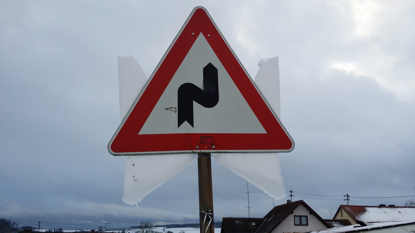 Traffic Sign with Angel Wings (front)