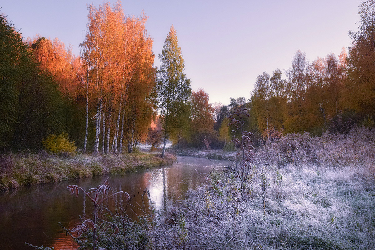 frostigen Morgengrauen