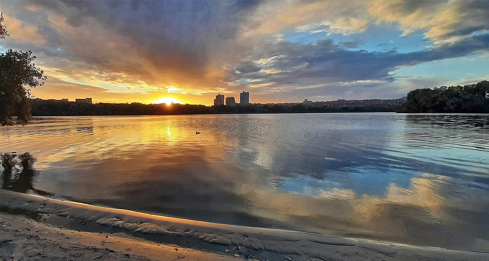 Palette des Sonnenuntergangs