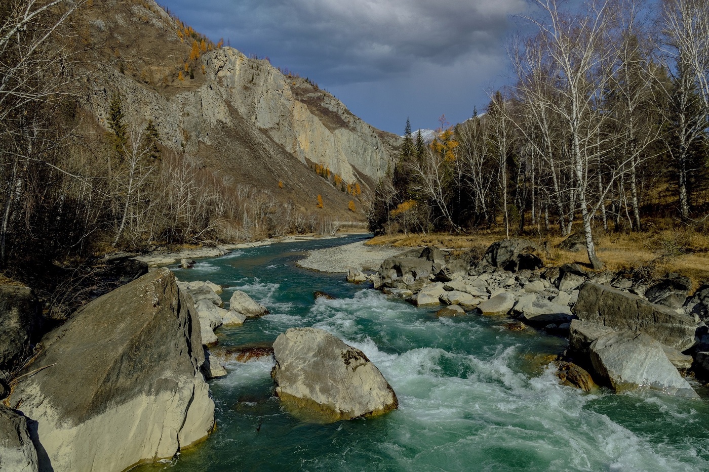 letzten Farben des Herbstes