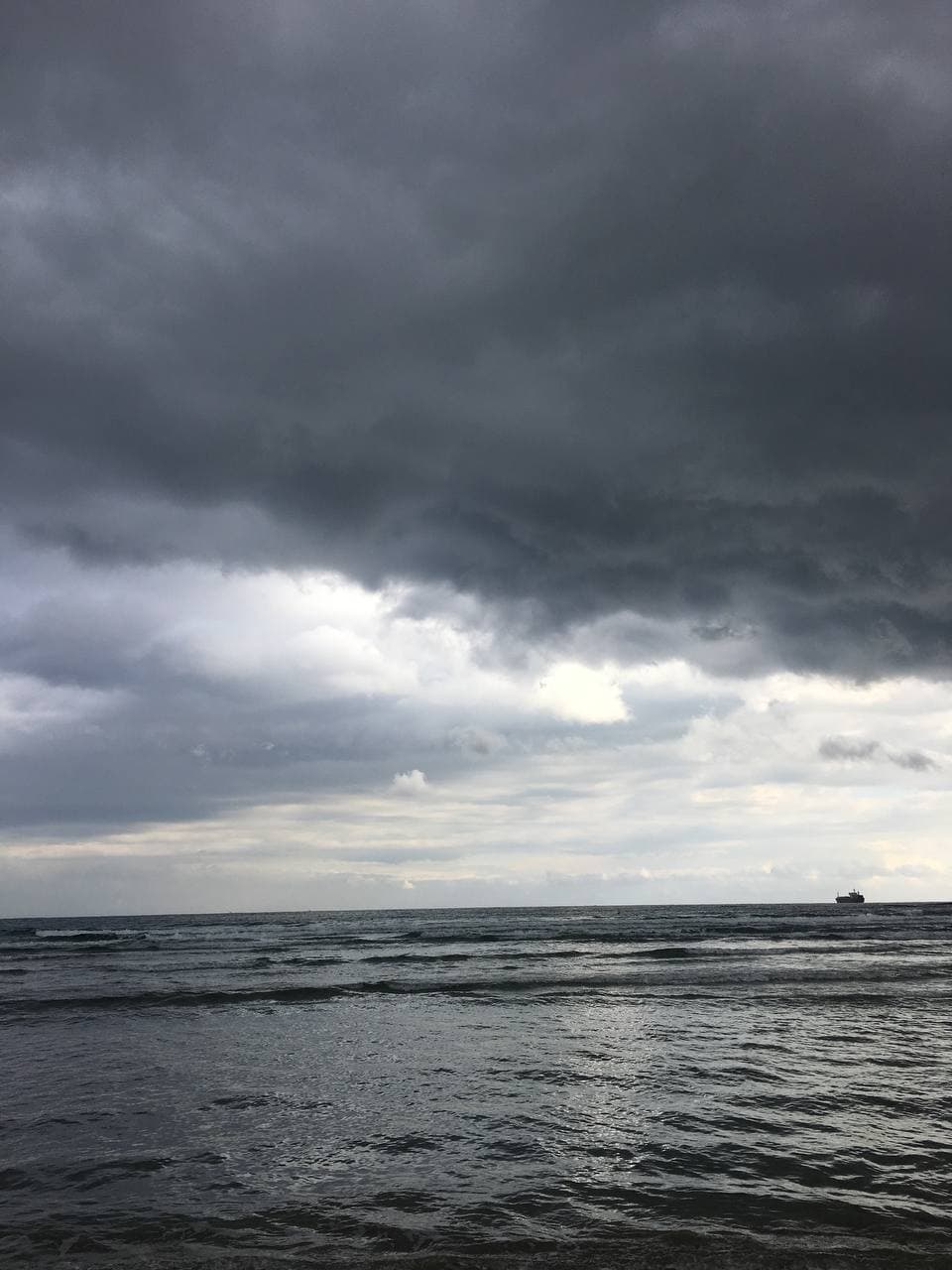 Dark Clouds and Sea