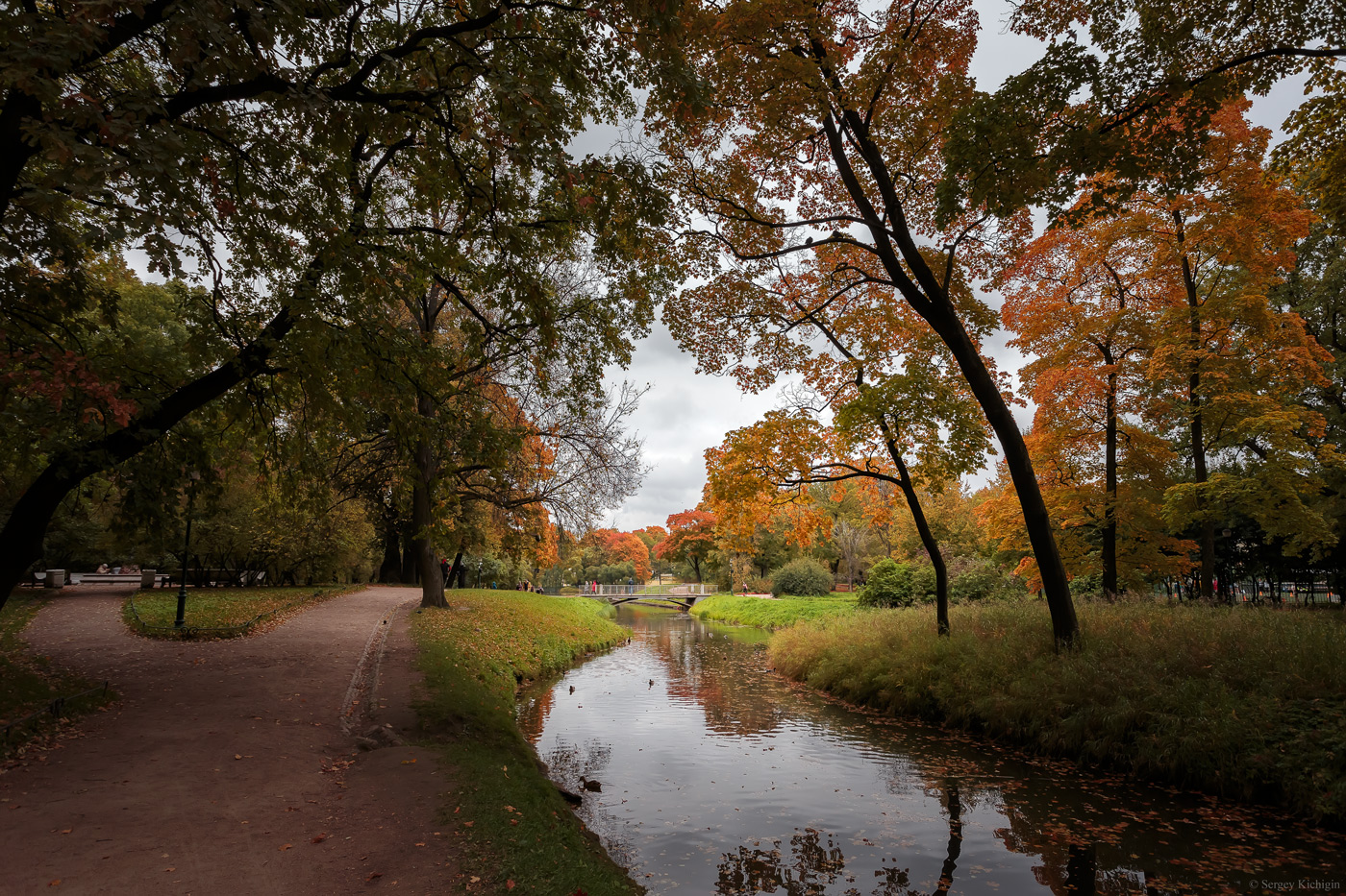 Im Herbst des Parks ...