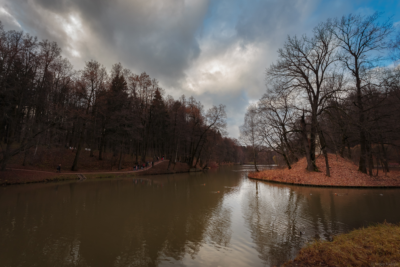 Im Herbst des Parks ...