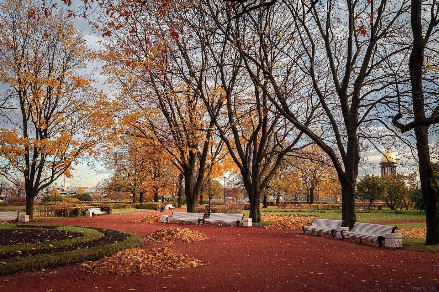 Im Herbst des Parks ...