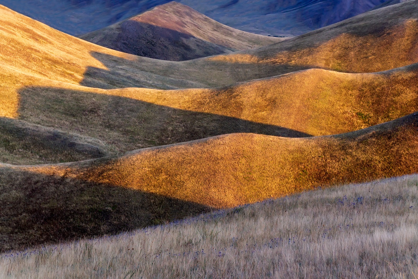 Morgendämmerung in den Bergen