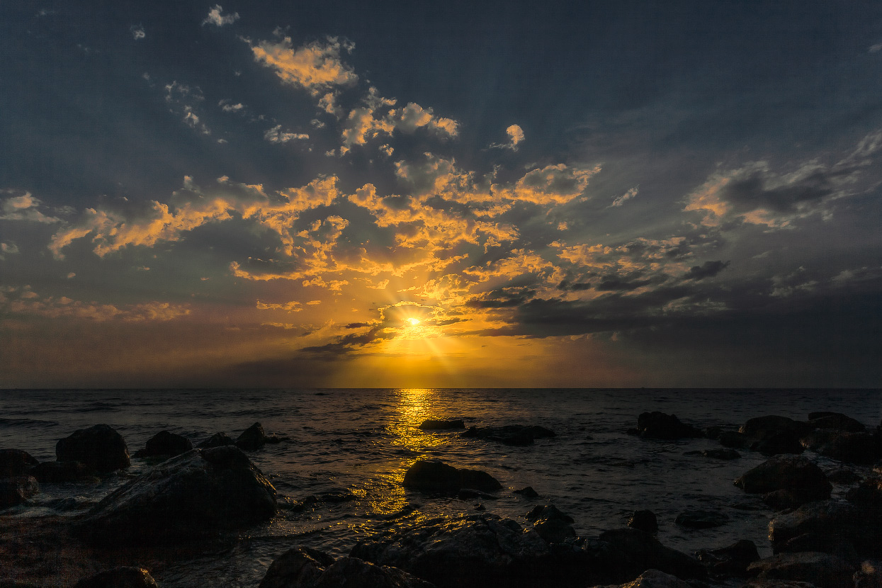 Abendstimmung am Meer