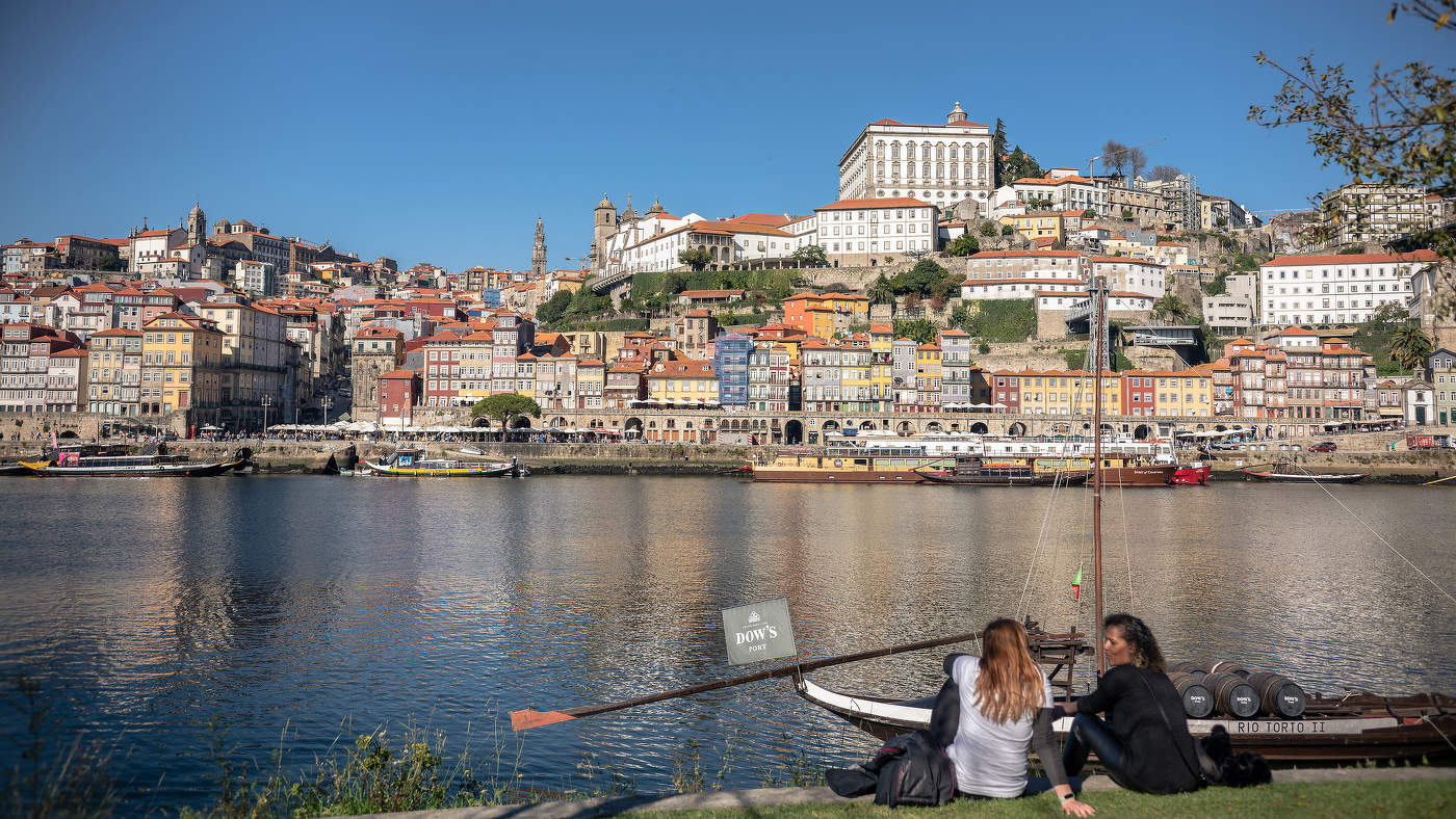 Panorámica de la ciudad de Oporto-Portugal