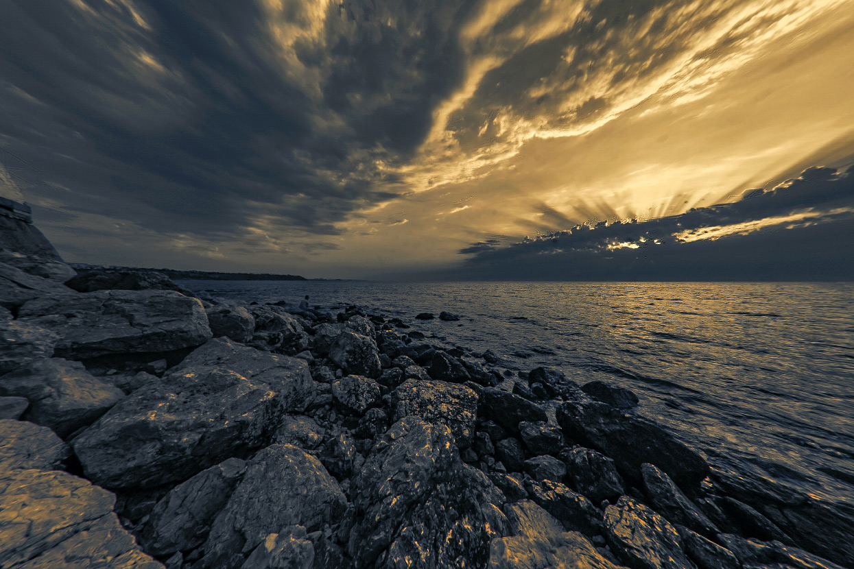 Abendstimmung am Meer