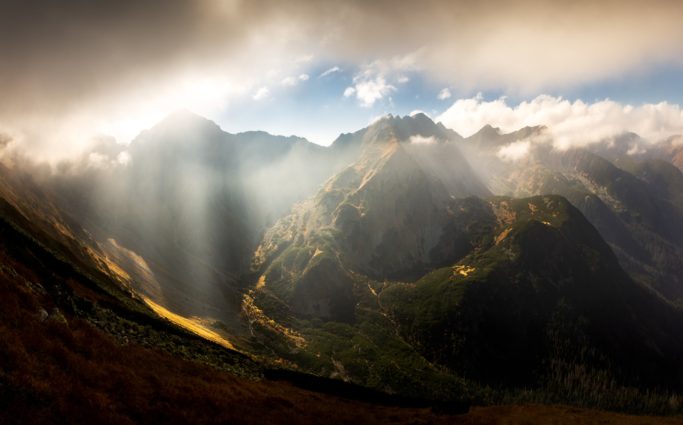 Light on the mountains