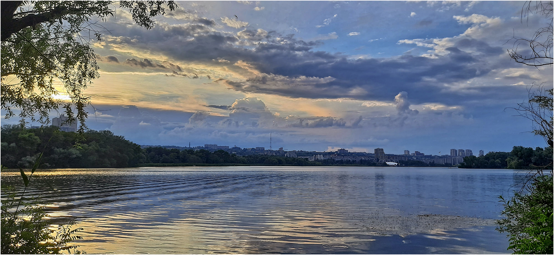 Abend mit einem kalten